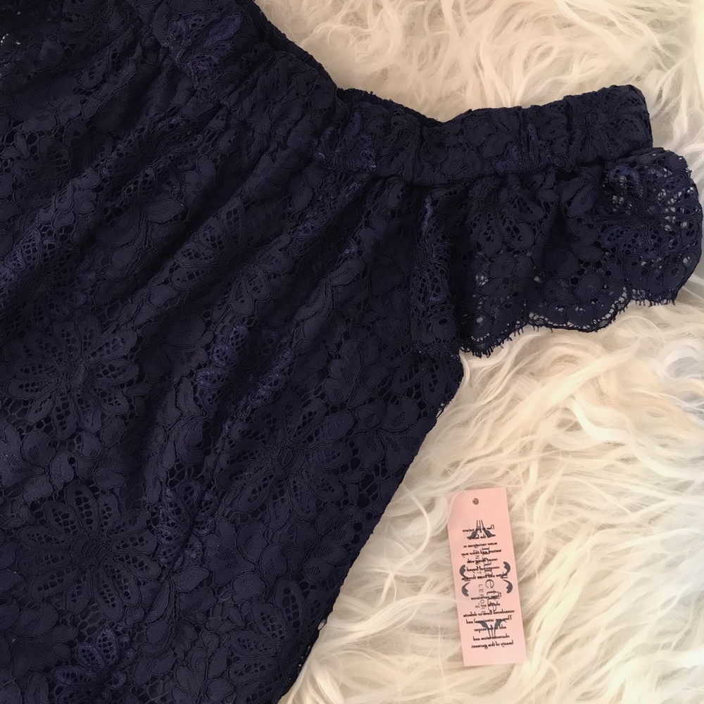 COPY - NANETTE lepore Short Sleeve Off-the-Shoulder Dress - Picture 6 of 8